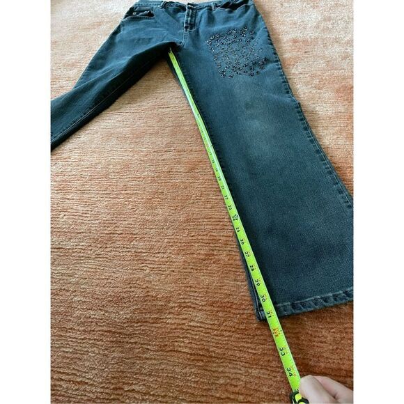 CJ JEANS strech women's jeans sequins - Picture 5 of 7